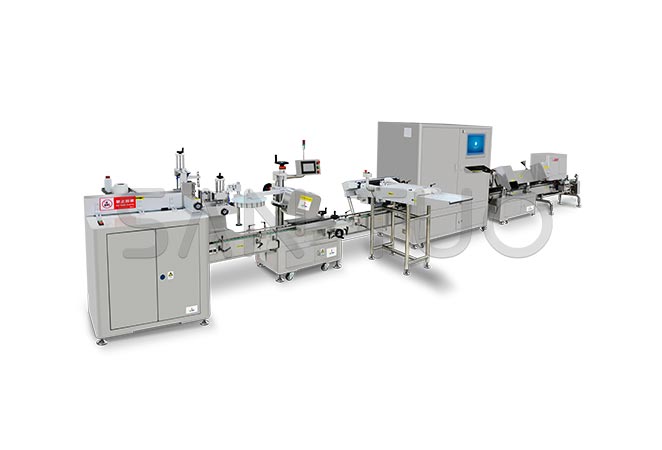 Oral liquid bottle packaging production line