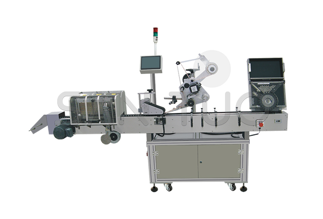 Battery labeling machine